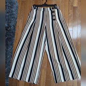 Zara flowy wide leg pants